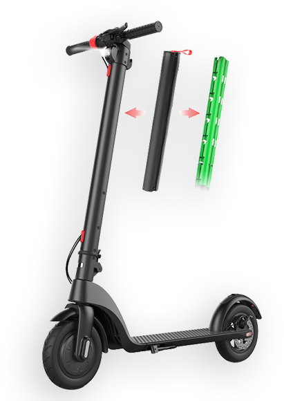 Levy removable battery packs