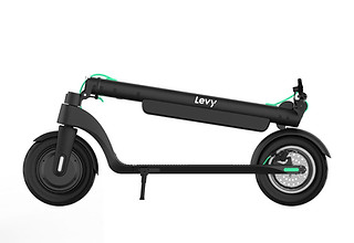 Levy scooter with removable batteries